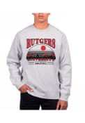 Rutgers Scarlet Knights Heather Heavyweight Crew Sweatshirt - Grey