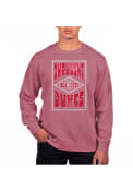 Duquesne Dukes Pigment Dyed Crew Sweatshirt - Maroon