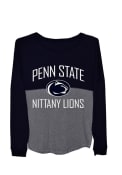 Penn State Nittany Lions Womens Sideline Jersey Navy Blue LS Tee