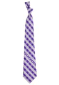 K-State Wildcats Check Tie - Purple