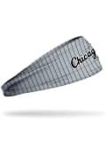 Chicago White Sox Grey Logo Headband - Black