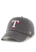 Texas Rangers 47 Clean Up Adjustable Hat - Charcoal