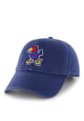 Kansas Jayhawks 47 1929 Clean Up Adjustable Hat - Blue