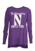 Northwestern Wildcats Womens Noelle Purple T-Shirt
