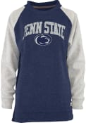 Penn State Nittany Lions Womens Heidi Navy Blue Crew Sweatshirt