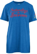 Kansas Jayhawks Womens Blue Saturday T-Shirt
