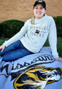 Missouri Tigers Womens Comfy Terry Crew Sweatshirt - Oatmeal