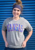 Kansas Jayhawks Womens Bell Lap Grey T-Shirt