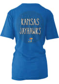 Kansas Jayhawks Womens Blue Mandala T-Shirt