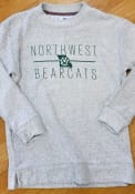 Northwest Missouri State Bearcats Womens Comfy Terry Crew Sweatshirt - Oatmeal