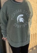 Michigan State Spartans Womens Bakersfield Crew Sweatshirt - Green