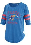 Kansas Jayhawks Womens Jade T-Shirt - Blue