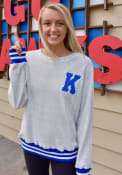 Kansas Jayhawks Womens Santa Rosa Crew Sweatshirt - Oatmeal