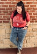 Oklahoma Sooners Womens Vintage T-Shirt - Crimson