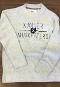 Xavier Musketeers Womens Odessa Crew Sweatshirt - Oatmeal