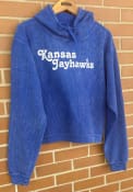 Kansas Jayhawks Womens California Dreaming Hooded Sweatshirt - Blue
