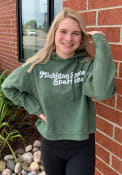 Michigan State Spartans Womens California Dreaming Hooded Sweatshirt - Green