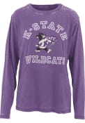 Pressbox Womens Purple K-State Wildcats Selena T-Shirt