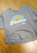 Pitt Panthers Womens Sunrise Script T-Shirt - Grey