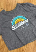 Saint Louis Billikens Womens Sunrise Script T-Shirt - Grey