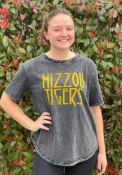 Missouri Tigers Womens Mineral Wash Zeppelin T-Shirt - Black