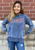 Illinois Fighting Illini Womens Marni Hooded Sweatshirt - Navy Blue