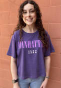 Manhattan Womens T-Shirt - Purple