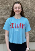 St Louis Womens T-Shirt - Blue