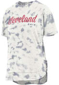 Cleveland Womens T-Shirt - Navy Blue