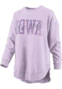 Iowa Womens Crew Sweatshirt - Purple