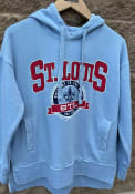 St Louis Womens Hooded Sweatshirt - Blue