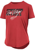 Detroit Red Wings Womens Classic T-Shirt - Red