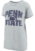 Penn State Nittany Lions Womens Burnout Maxine T-Shirt - Grey