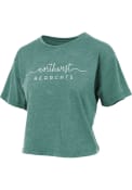 Northwest Missouri State Bearcats Womens Burnout Valdosta Crop T-Shirt - Green