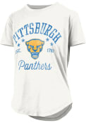 Pitt Panthers Womens Jade T-Shirt - White