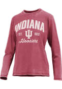 Indiana Hoosiers Womens Vintage Burnout T-Shirt - Crimson