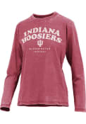 Indiana Hoosiers Womens Vintage Burnout T-Shirt - Ivory