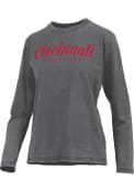 Pressbox Womens Black Cincinnati Bearcats Vintage Burnout T-Shirt