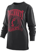 Pressbox Womens Black Cincinnati Bearcats Big Country T-Shirt