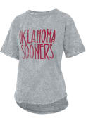 Oklahoma Sooners Womens Mineral T-Shirt - Grey