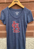 St Louis Cardinals Womens Navy Blue MultiCount T-Shirt