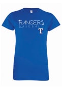 Texas Rangers Girls Blue Sequin T-Shirt