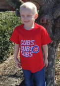 Chicago Cubs Youth Grey Triple T-Shirt