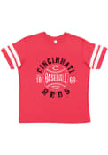 Cincinnati Reds Youth Classic Ball Fashion T-Shirt - Red