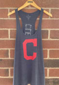 Cleveland Indians Womens Multi Tank Top - Navy Blue