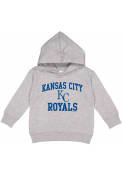 Kansas City Royals Toddler #1 Design Hooded Sweatshirt - Grey