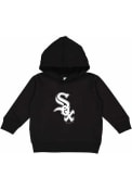 Chicago White Sox Toddler Primary Logo Hooded Sweatshirt - Black