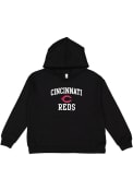 Cincinnati Reds Youth #1 Design Hooded Sweatshirt - Black