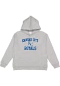 Kansas City Royals Youth #1 Design Hooded Sweatshirt - Grey