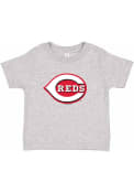 Cincinnati Reds Infant Primary Logo T-Shirt - Grey